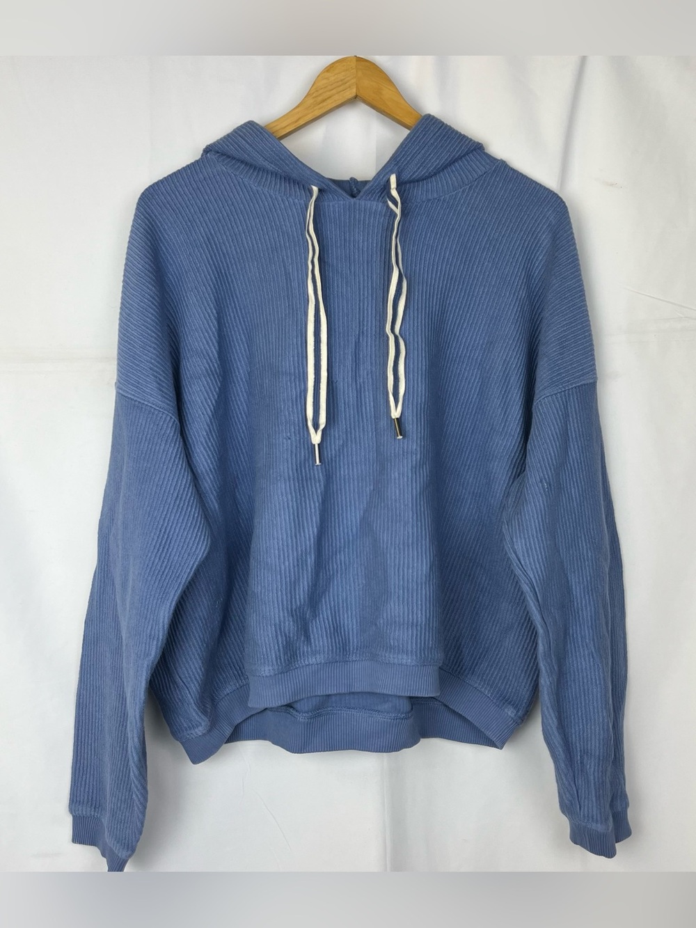 Aerie Women’s Pullover Ribbed Knit Hoodie Size M